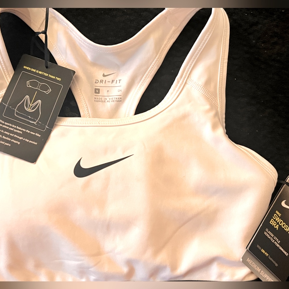 Nike “swoosh” sports bra